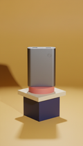 Portable charger with matte finish